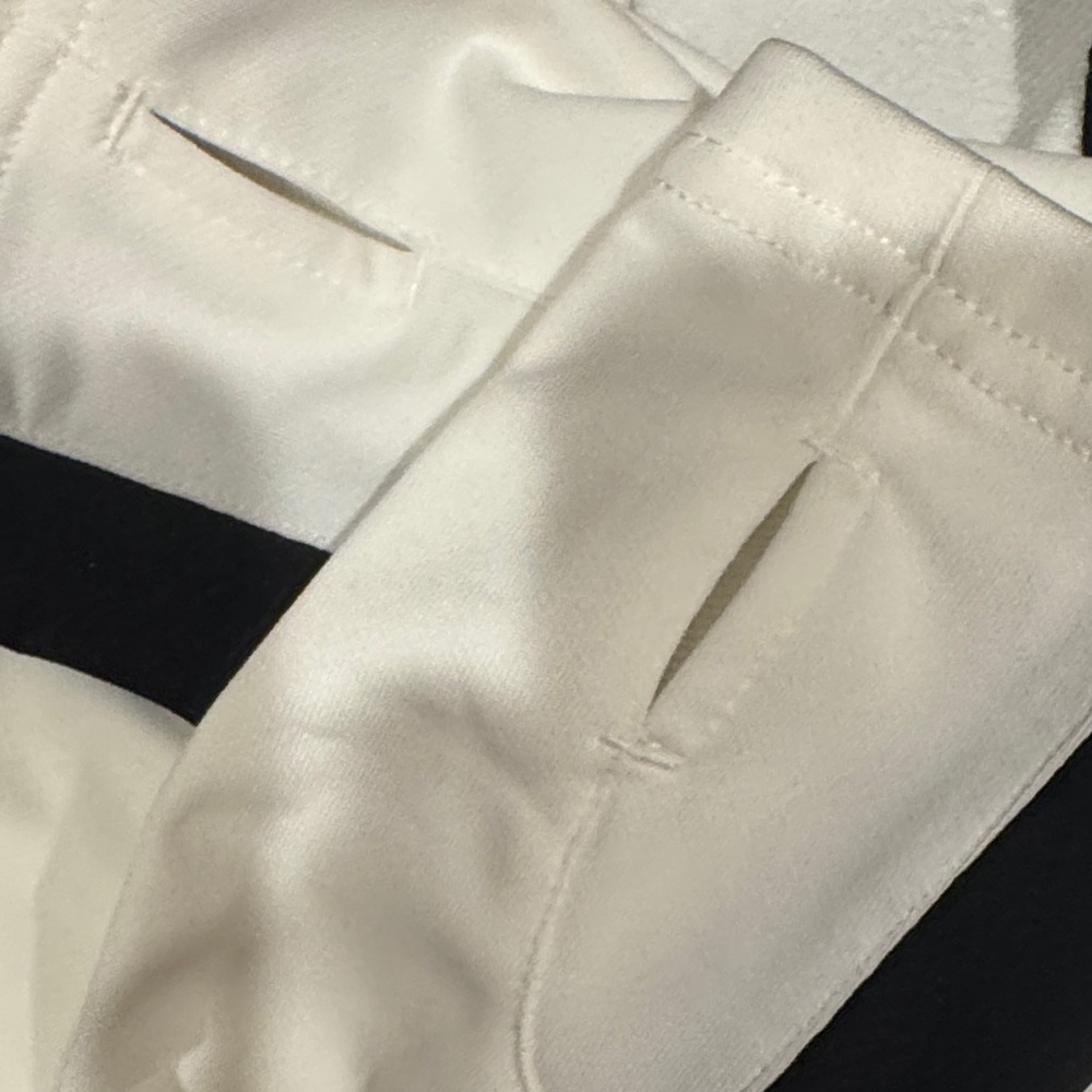 White and Black Long Sleeve Athletic Top - Picture 12 of 16